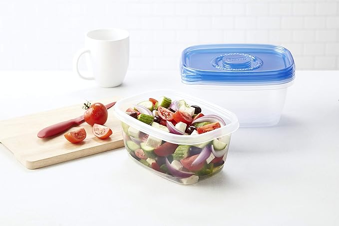 Glad GladWare Deep Dish Food Storage Containers, Large Rectangle