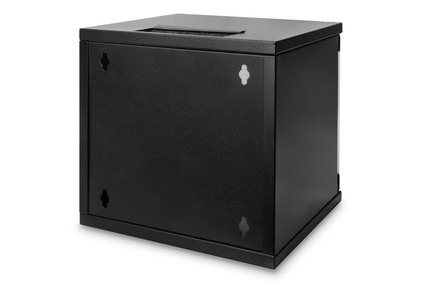 DIGITUS Network cabinet 10 inch - 6U - wall mounting - HxWxD 330x312x300mm - load capacity 30kg - useful depth 250mm - black