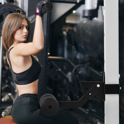 SELEWARE Nordic Hamstring Curl Squat Rack Attachment for 3x3 Power Rack with 5/8" or 1" Hole - Adjustable Leg Hold Down Attachment with Leather Surface for Home Gym Workouts