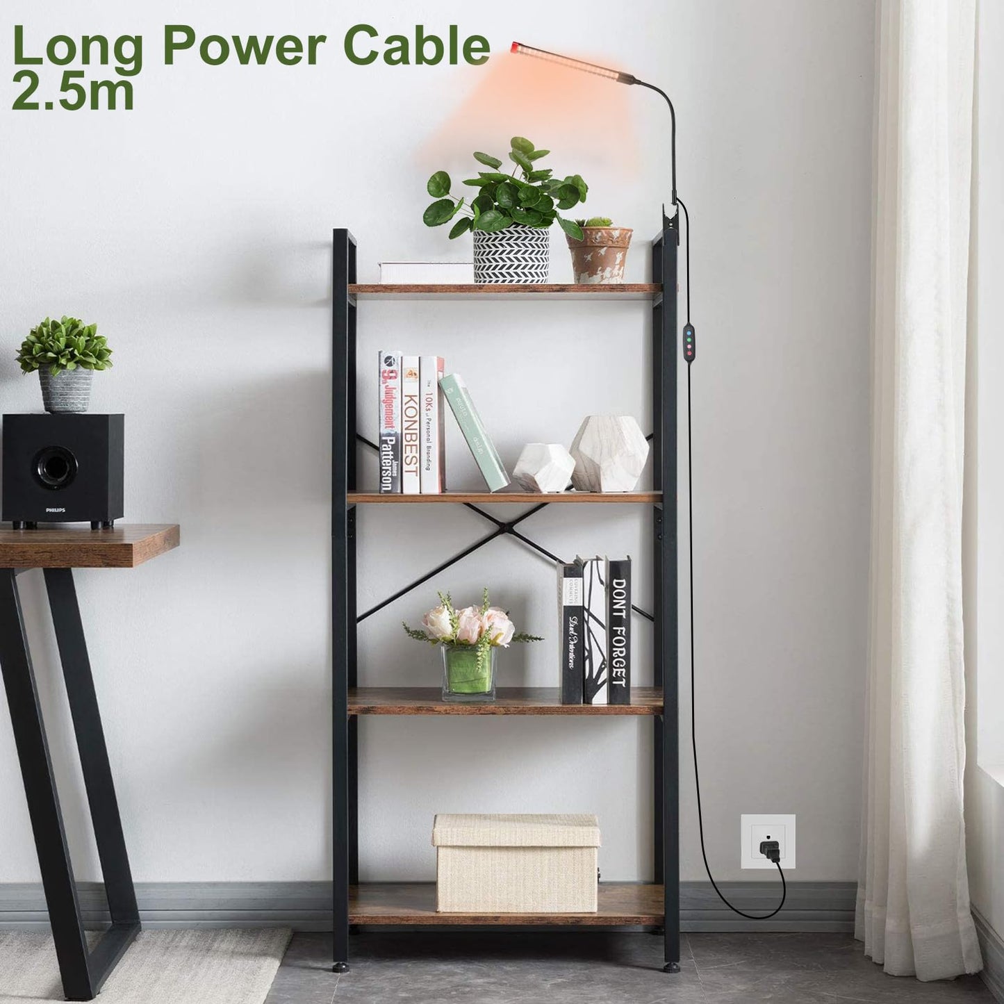 Game Changer! FECiDA 2026 3Pack 9 Watt Power Draw, NO Need Adapter, Clip Grow Lights for Small Indoor Plants, Bonsai, 4/8/12H Timer, Enough Bright Like Sun for Your Plants
