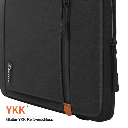SIMTOP Tablet Sleeve Bag 11 inch, Ipad Air(2018-2023),ipad carrying case with Shoulder Strap, ipad accessories Briefcase messenger bags Waterproof ipad pro 11 inch case (Black)