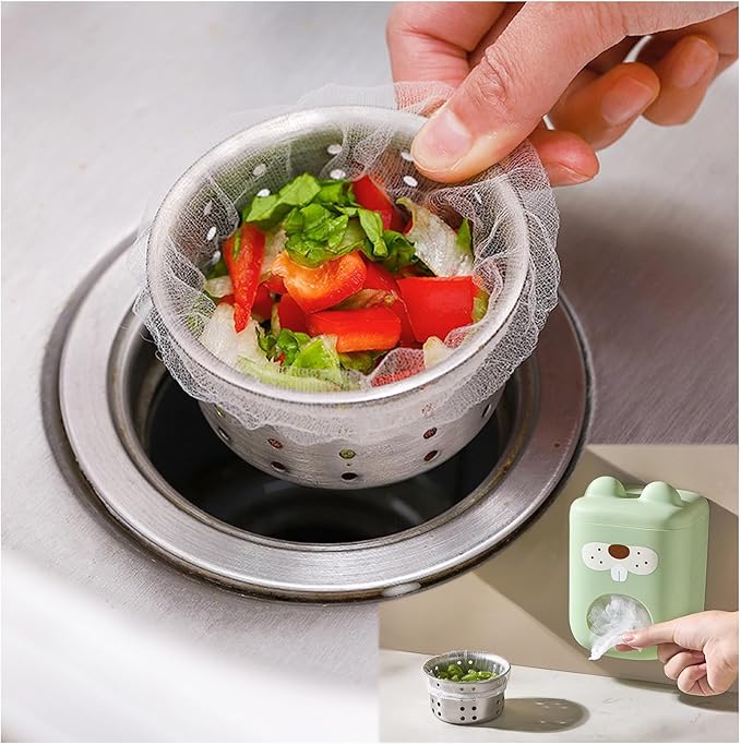 300 Sink Strainer Net Bags for Sink Drain Strainer