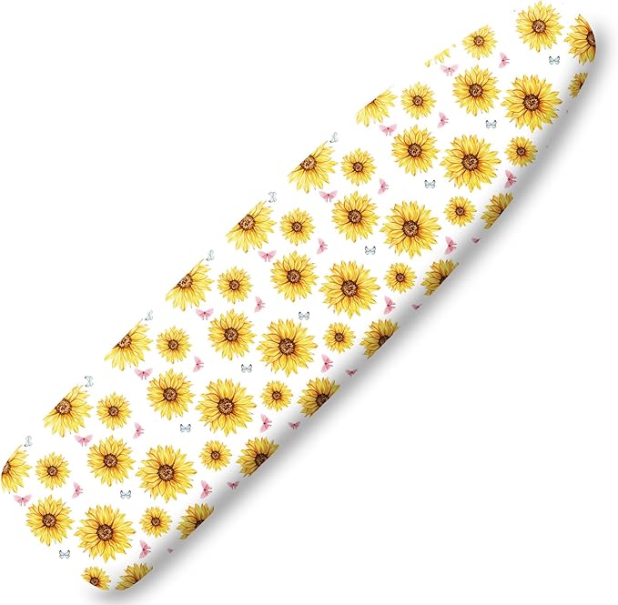 Extra Thick Ironing Board Cover and Pad, Summer Sunflowers 15x54 Ironing Board