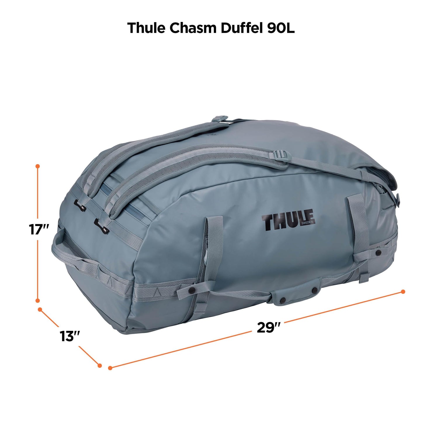 Thule Chasm 90L, Pond Gray