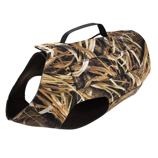GUGULUZA Camo Neoprene Dog Vests for Hunting Dog Harness Waterproof Safety Protection S-2XL Size (M)