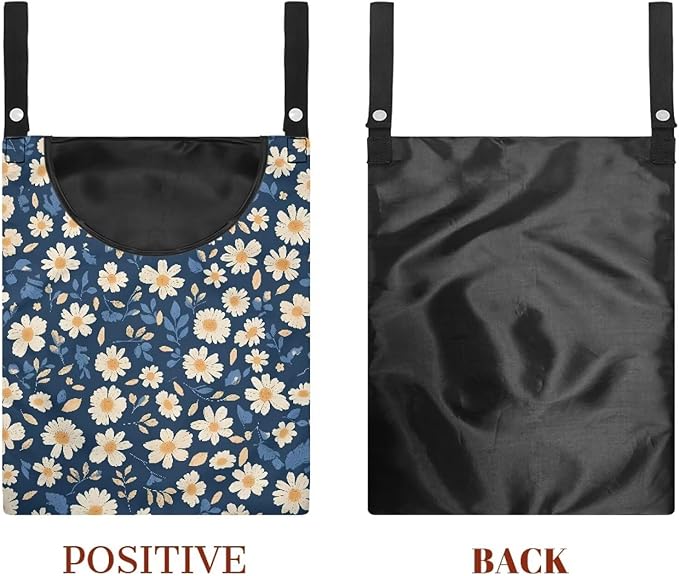Clothes Pin Hanging Bag with Big Opening Storage Clothes Pins & Mini Clothespins