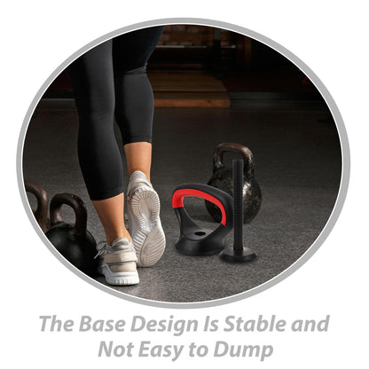 YARNOW Adjustable Kettlebell Handle with Stable Base, Kettle Bell Grip for Dumbbells, Converter for Strength Training Home Gym Weights Set, Ergonomic Gear