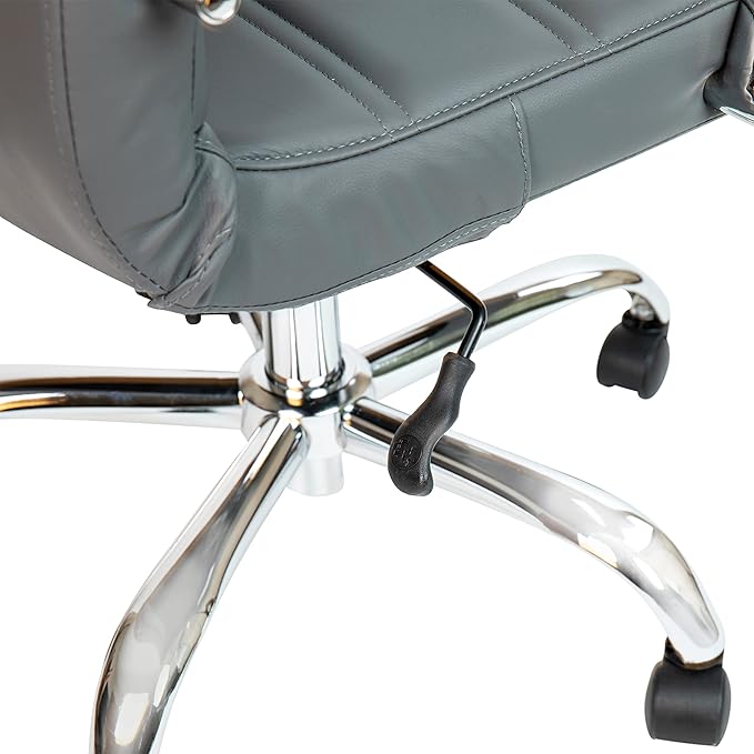 Flash Furniture Whitney Mid-Back Swivel LeatherSoft Desk Chair