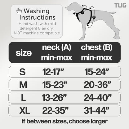 TUG Grab Dog Harness | Integrated Traffic Leash Magnetically Attached for Quick Control (Medium/Cream)