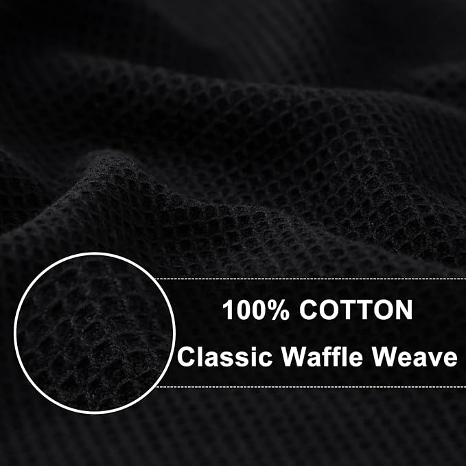 Homaxy 100% Cotton Waffle Weave Kitchen Towels