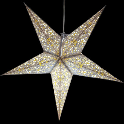 Yepsio Paper Star Lantern Lampshade, 60 cm, Hanging Decorations for Christmas, Wedding, Home, Party (Galaxy 009)