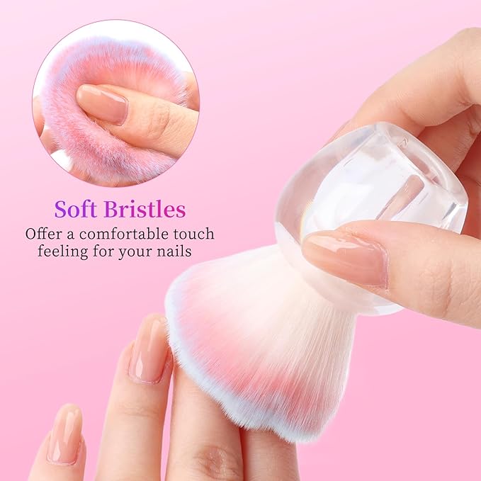 BQAN Nail Dust Brush Nail Art Dust Powder Remover Brush Nail Arts Dust Cleaner