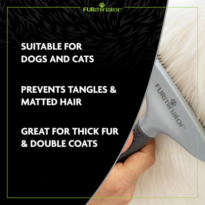FURminator Grooming Rake for Cats and Dogs