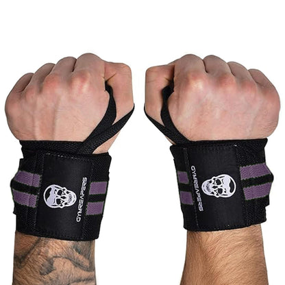 Gymreapers Weightlifting Wrist Wraps, Lilac, 18"