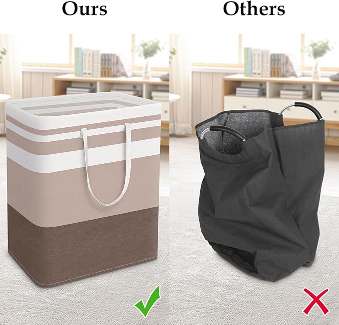 StorageRight Large Collapsible Laundry Basket Hamper