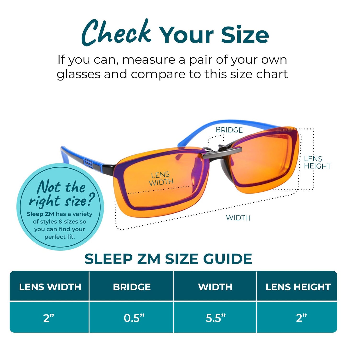 Sleep ZM Clip On 99.9% Orange Blue Light Glasses for Computer, TV, Gaming Use Improve Sleep Quality by Naturally Producing Melatonin for Women and Men