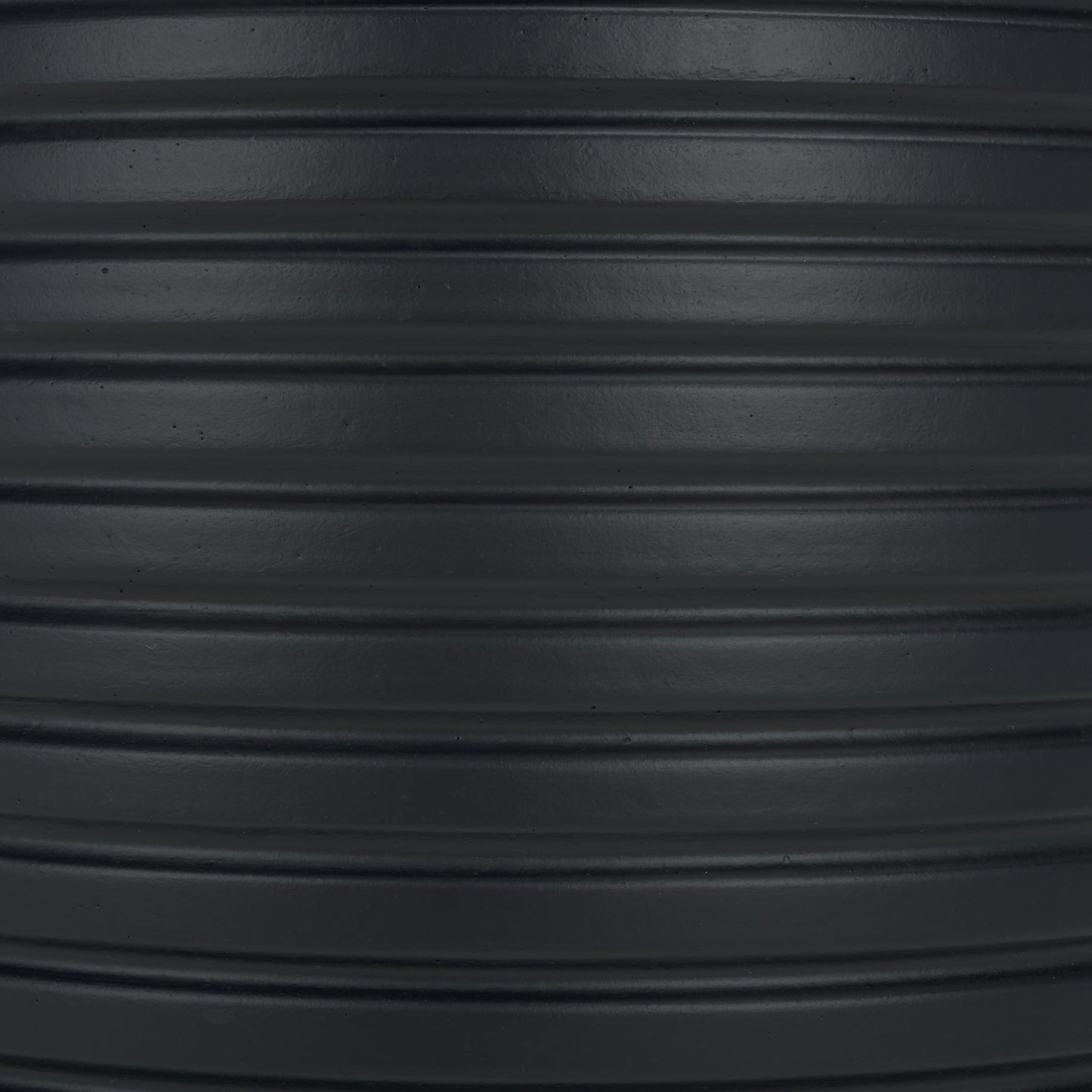 SAFAVIEH Outdoor - Jasper Black Cement Ficonstone Planter Pot Set of 2 with Drainage Hole, Frost Resistant Garden Planters for Patio, Deck, Indoor Outdoor Use (PAT1535A-SET2)