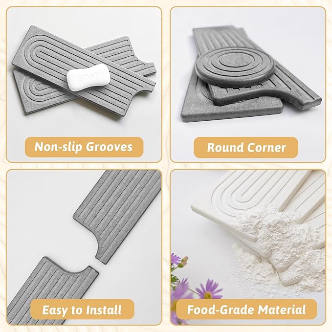 Stone Faucet Mat For Kitchen Sink, Super Absorbent, Sink Stone Quick Dry Around