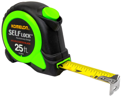 Komelon SL2825 Self Lock 25-Foot Power Tape