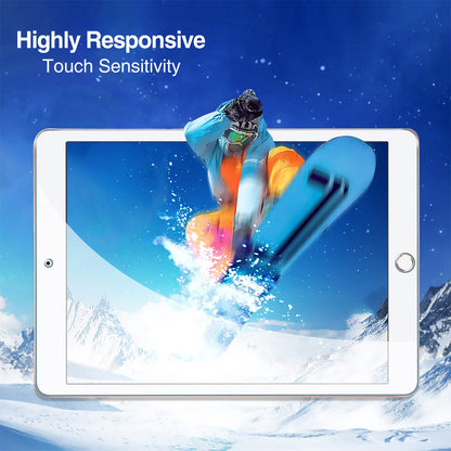 ProCase 2 Pack Screen Protector for iPad 9th 8th 7th Generation 10.2 Inch (2021/2020/2019), Tempered Glass Film for A2602 A2603 A2270 A2197 -Clear