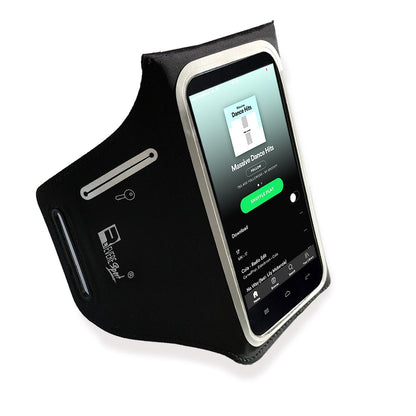 RevereSport Waterproof Armband for iPhone Pro Max 17/16/15/14/13/12 Plus/Air with Extra Pockets for Keys, Cash and Credit Cards. Running Phone Arm Holder for Sports, Gym Workouts and Exercise