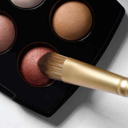 LAURA GELLER NEW YORK Retractable Black Kabuki Brush for Liquid, Cream and Powder Face Makeup With Aluminum Handle