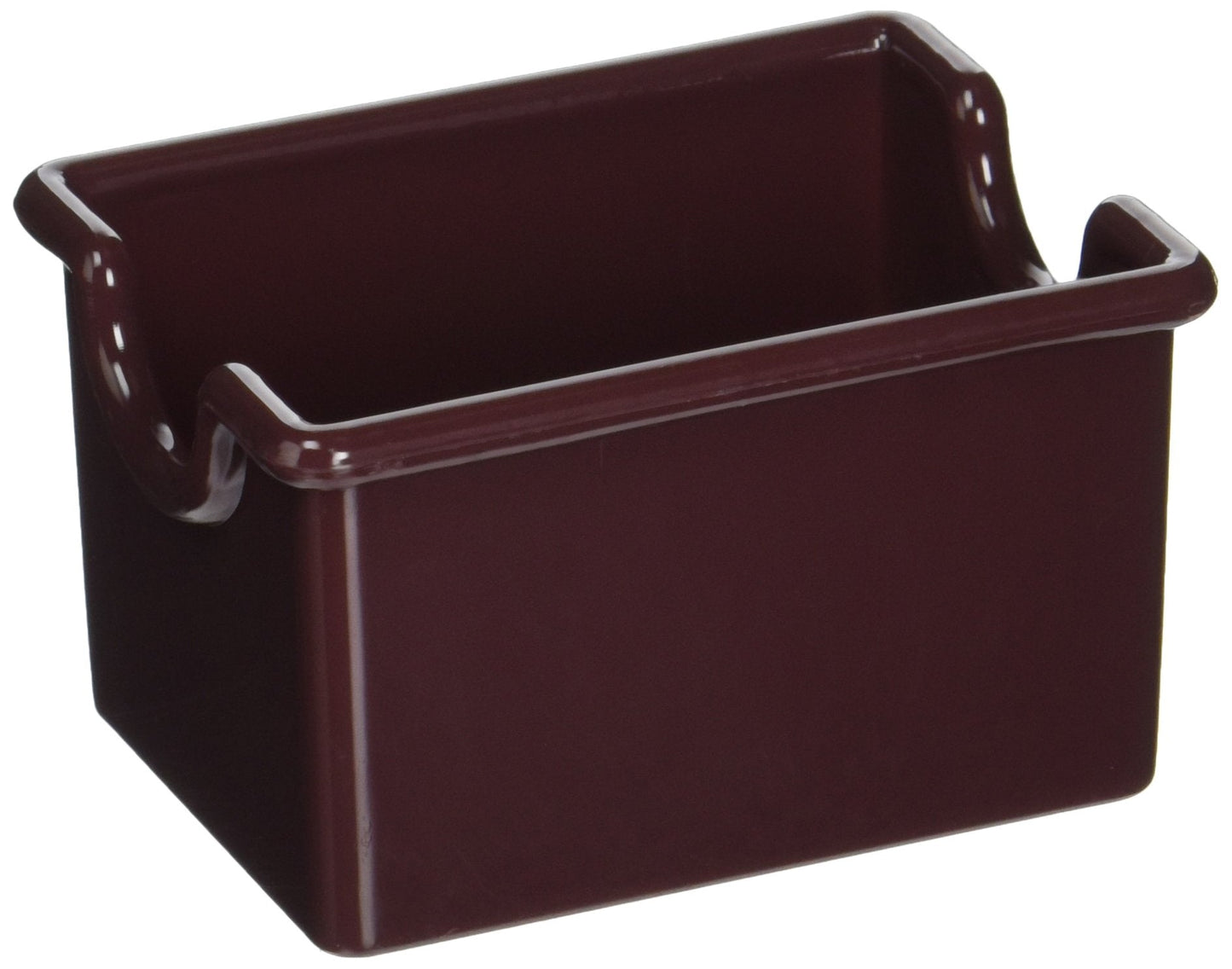 New Star Foodservice Plastic Sugar Packet Holder, Brown, Set of 12