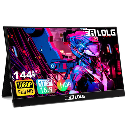 10.5''Portable Monitor for latop ,2K FHD 60HZ Laptop Monitor Screen,USB-C and HDMI Inputs, Ultra-Slim IPS Panel with HDR and Premium Smart Cover & Speakers for Laptop,PC,Phone,PS4/5,Switch,Mac,Xbox