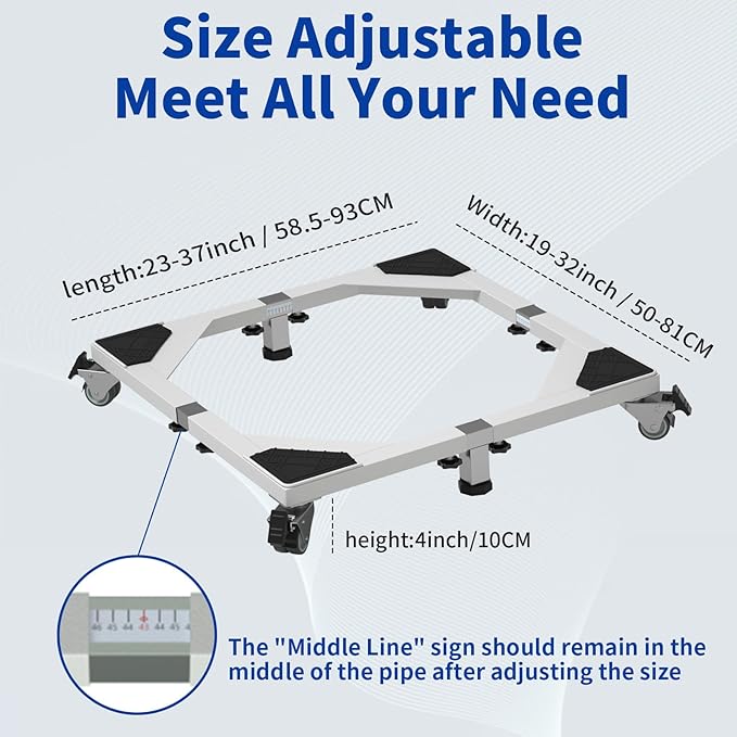 Heavy Duty All Steel Fridge Stand