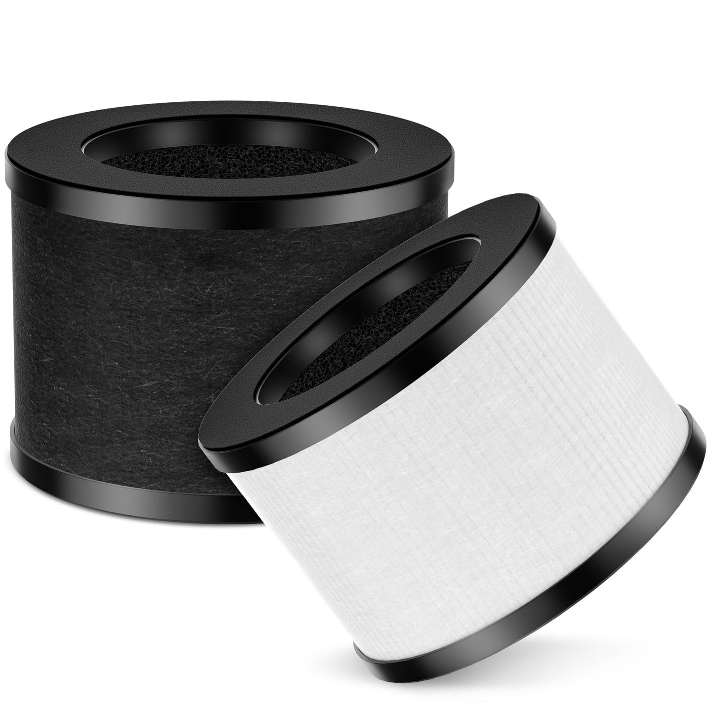 2 Pack TZ-K1 Replacement Filter Compatible with ToLife TZ-K1 Air Puri-fier, MK01 MK06, FreAire KN6391 Air Purifiers and VOOPNU DH-JH12 Air Purifier, 3-in-1 HEPA High-Efficiency Activated Carbon Filter