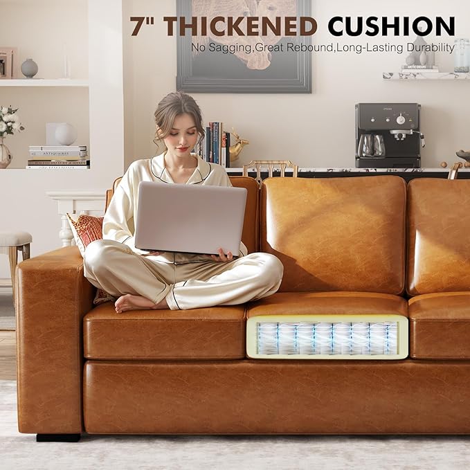 ABCASA Oversized 85" Sofa Couches
