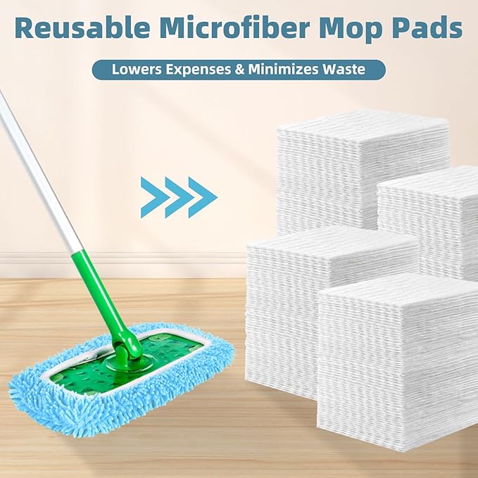 Reusable Mop Pads Compatible