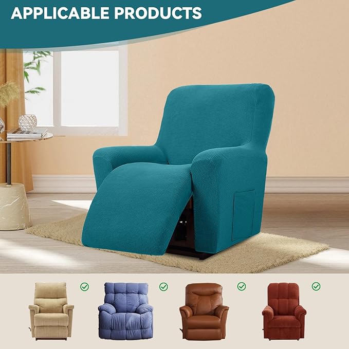 Cupuamon Recliner Chair Covers, Lazy Boy Recliner Covers Stretch Reclining