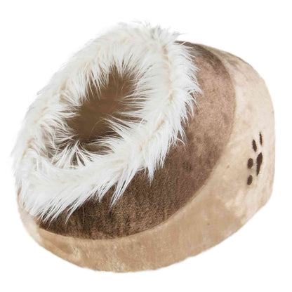 Trixie Dog Minou Cushy and Cuddly Cave, Polyester, 41 x30 x50 cm, Beige/ Brown