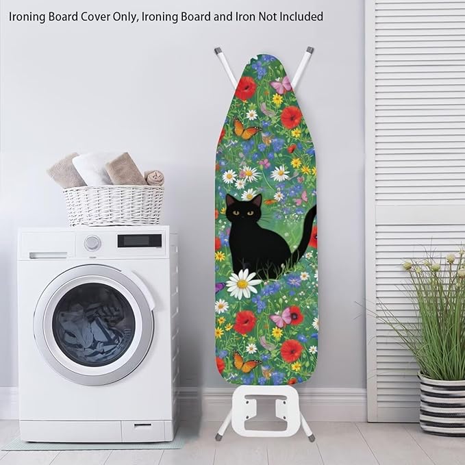 Cat Daisy Ironing Board Cover and Pad Cover