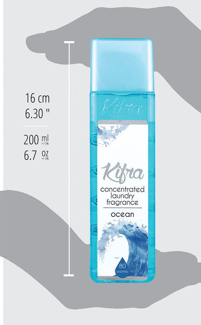 KIFRA OCEAN Concentrated Laundry Fragrance 200ml 80 Washing Cycles