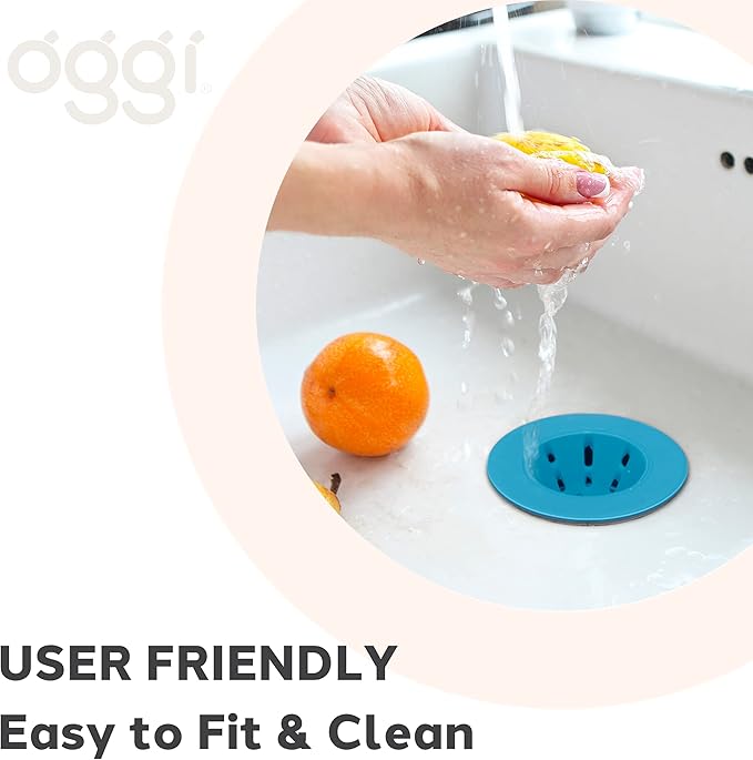 OGGI Silicone Sink Strainer- Great Kitchen Sink Strainer, Sink Drain Strainer