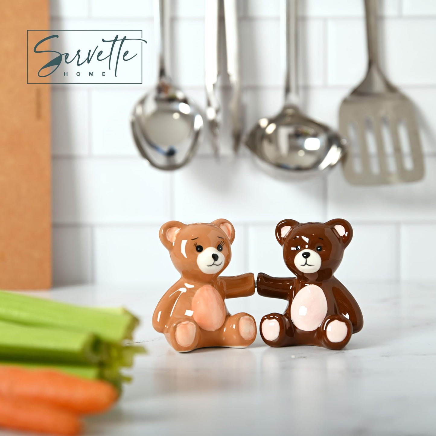 Salt Pepper Shakers Animals (Teddy Bears)