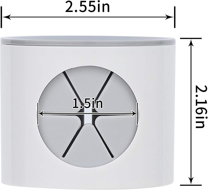 Electric Toothbrush Holder for Bathroom, Wall Mounted for Shower Space-Saving