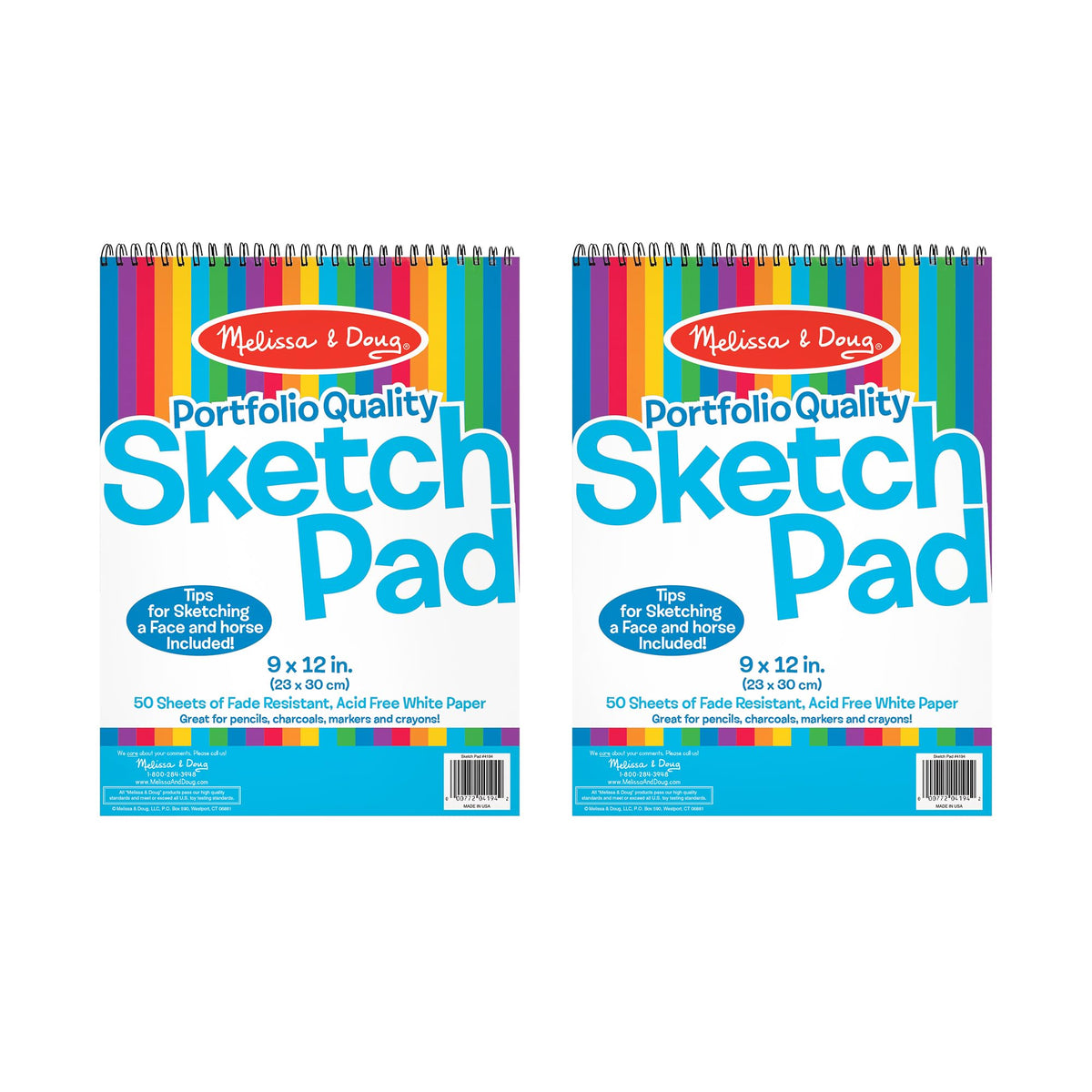 Melissa & Doug Sticker WOW!™ 24-Page Activity Pad and Sticker Stamper, 300 Stickers, Arts and Crafts Fidget Toy Collectible Character – Purple Unicorn - for Kids Ages 3+ - FSC Certified