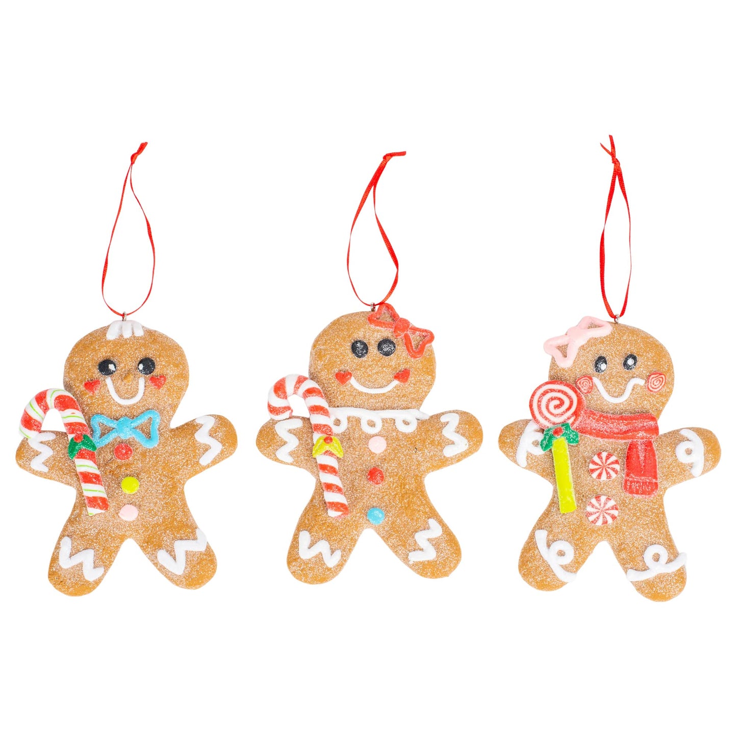 Gingerbread Man PVC Ornament by RAZ Imports, Inc