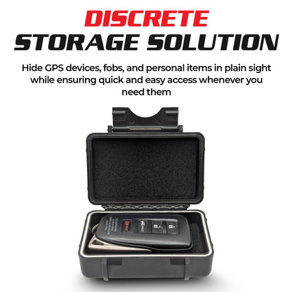 Spy Spot Magnetic Mount Weatherproof Case for GPS Trackers - Stash Lock Box for Items, Key Holder Under Vehicles - Fits GL200, GL 300, GL300W, GL300MA