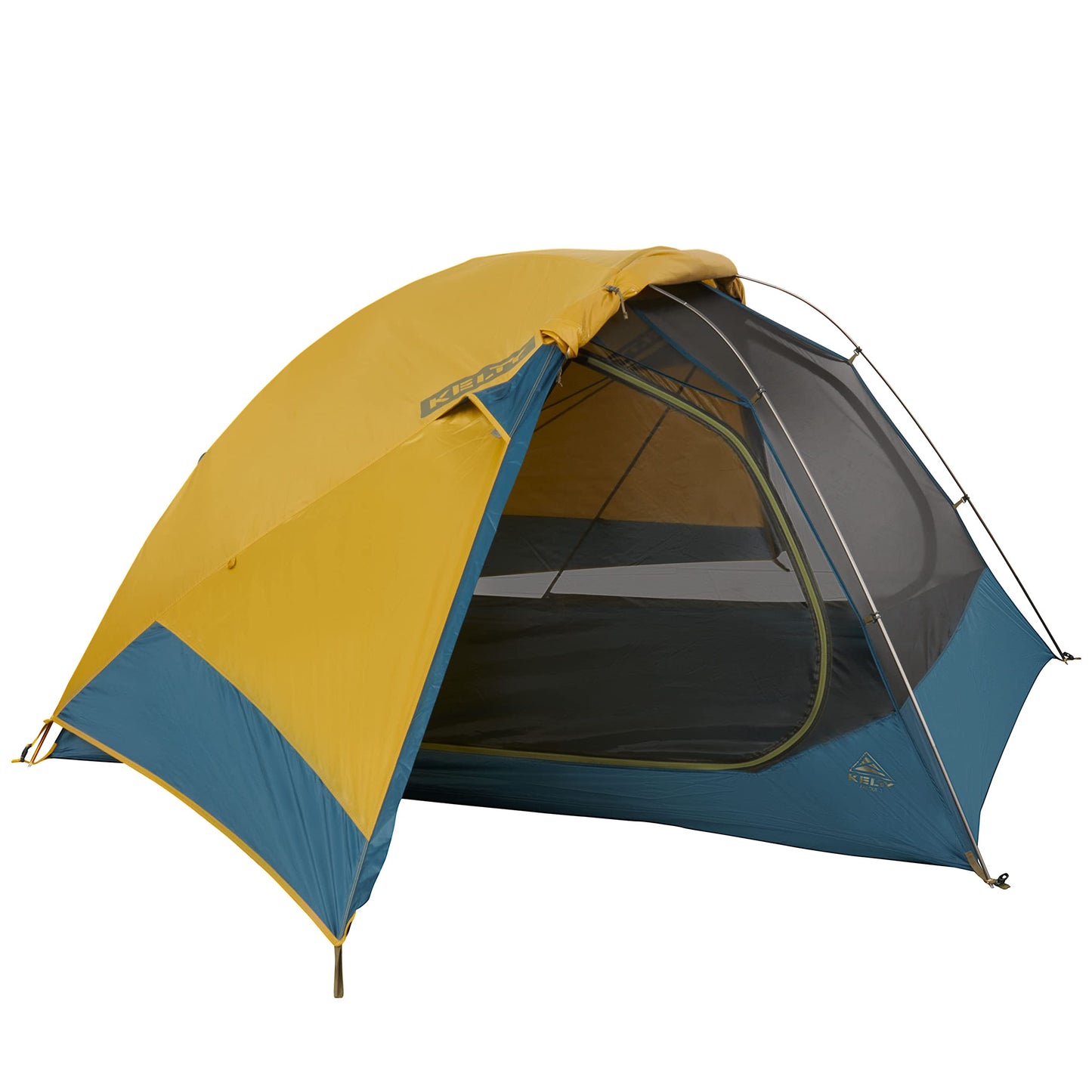 Kelty Far Out Backpacking Tent + Tent Footprint Package, 2 or 3 Person Capacity, Backpacking Starter Kit and Camping Shelter, Stuff Sack Included (3 Person)