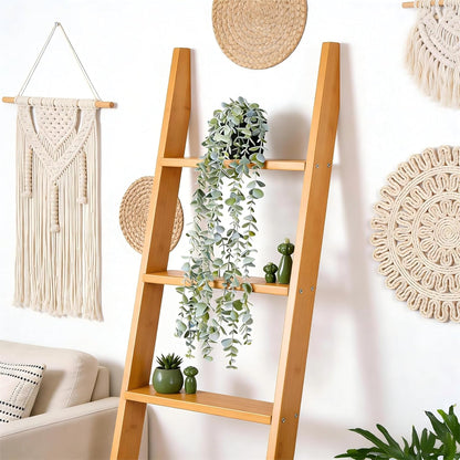 echosari 2 PCS Fake Hanging Plants, Artificial Potted Plants Eucalyptus, Greenery Faux Plants Indoor for Modern Boho Home Bedroom Wall Book Shelf Decor