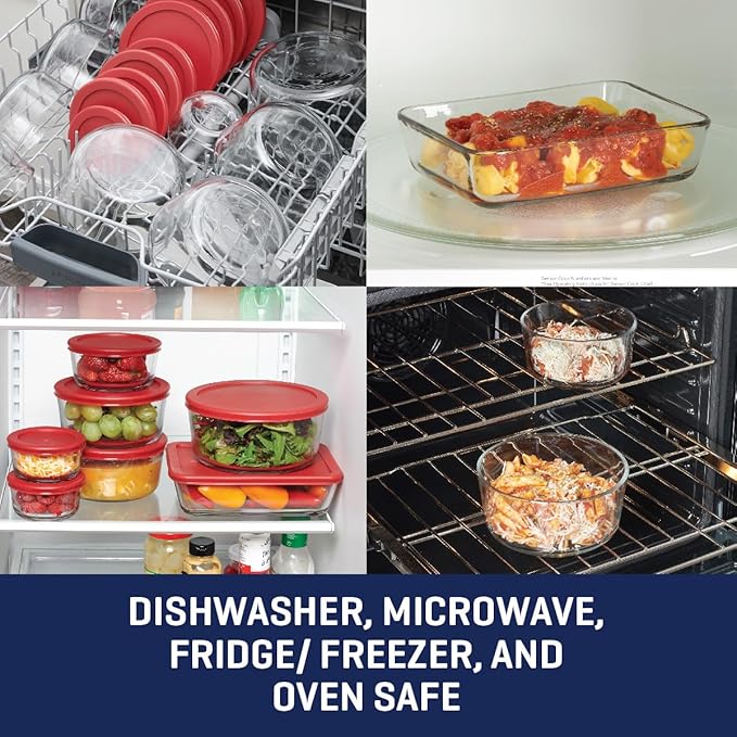 Anchor Hocking 18 Piece Glass Storage Containers