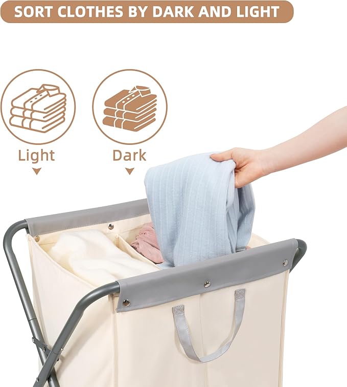 STORAGE MANIAC 125L Collapsible Laundry Hamper