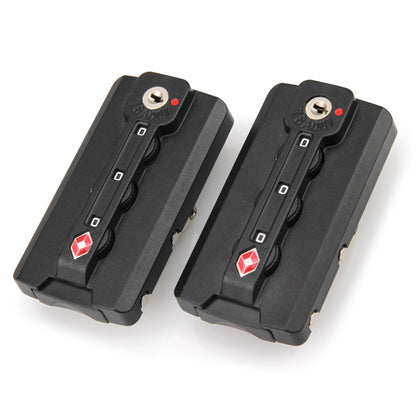 Zoofen 2 Pack Luggage Lock TSA Approved Luggage Travel Lock Luggage Suitcas Lock 3-Digit Combination Lock(Model D)