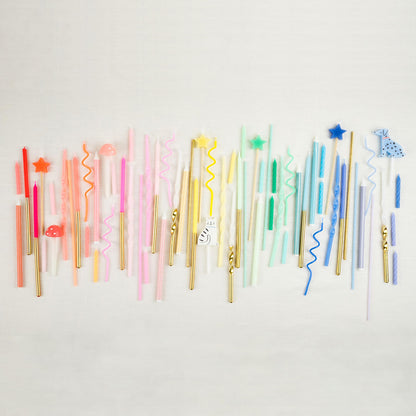 Meri Meri Super Skinny Tall Cake Candles (Pack of 36), 8" Tall, Unscented, Meri Meri Candles
