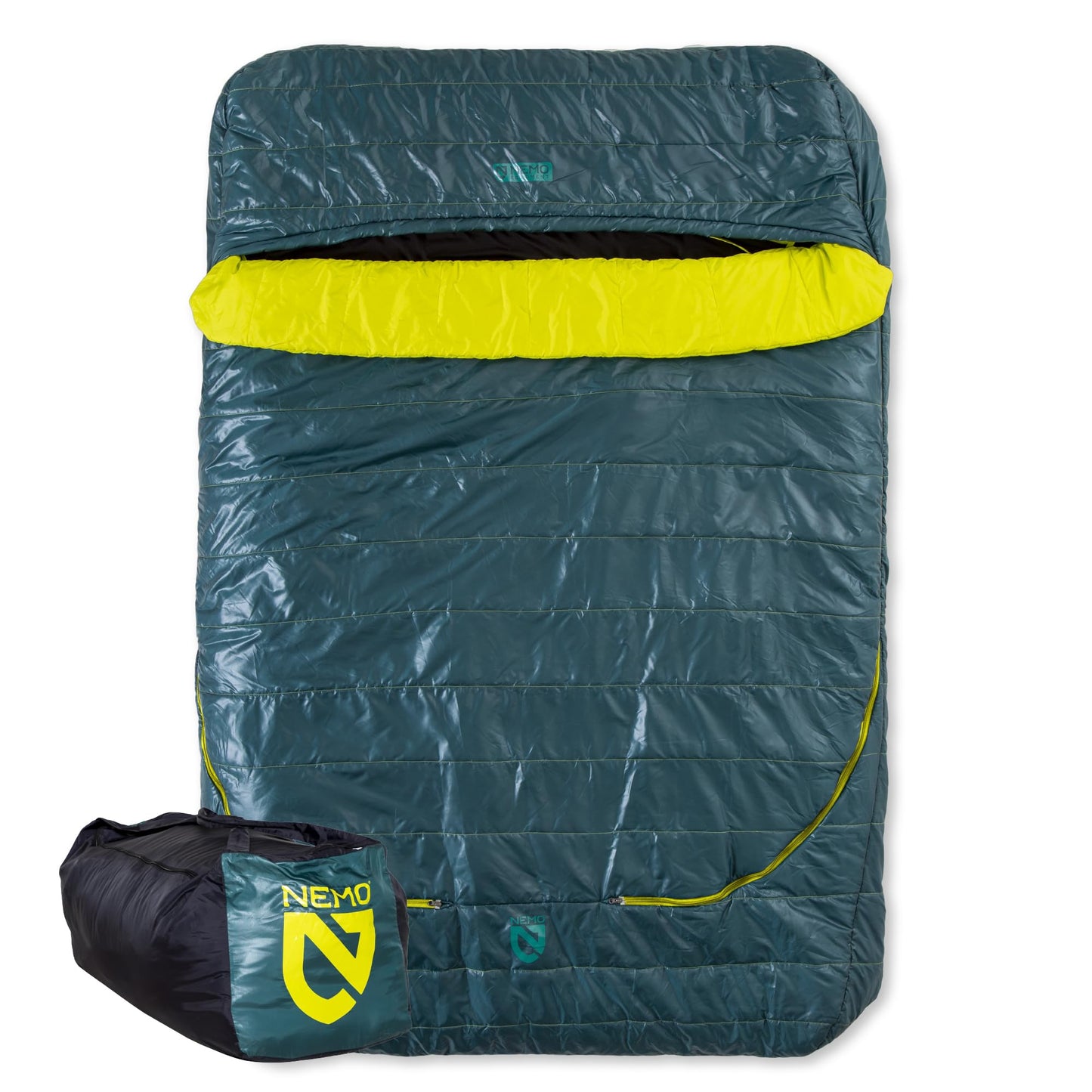 NEMO Equipment Jazz Synthetic Sleeping Bag - Lagoon/Lumen - Double