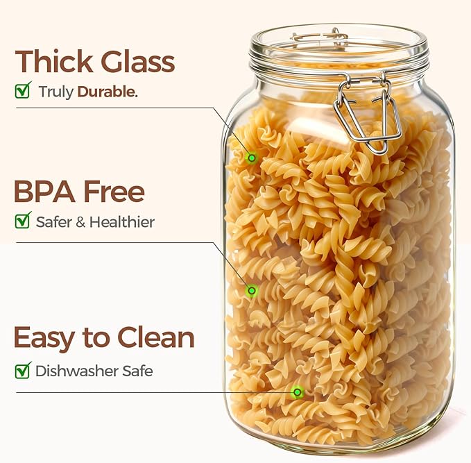 ComSaf Airtight Glass Jars